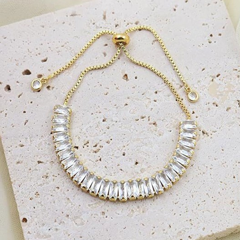 Women Rhodium-Plated Charm Bracelet